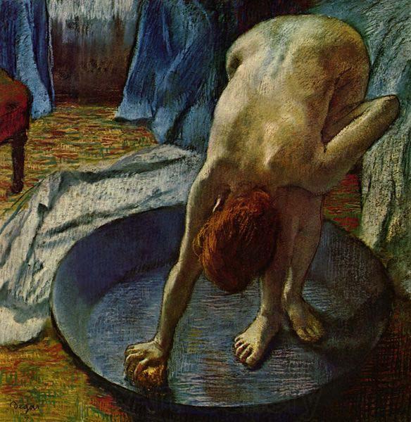 Edgar Degas Woman in the Bath Spain oil painting art